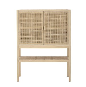 Aparador SANNA, Pino / Ratán Natural - Bloomingville. Los modernos muebles de diseño nórdico de Bloomingville en Vackart, tu tienda de diseño online.