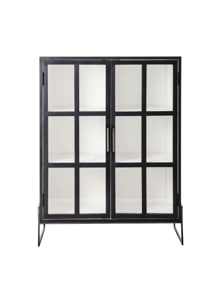 Vitrina OPAL, Roble Negro / Metal - Bloomingville. Vackart