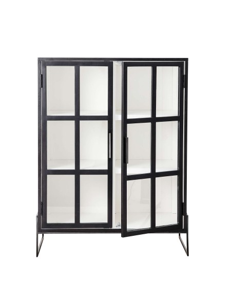 Vitrina OPAL, Roble Negro / Metal - Bloomingville. Vackart
