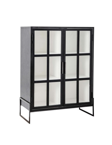 Vitrina OPAL, Roble Negro / Metal - Bloomingville. Vackart