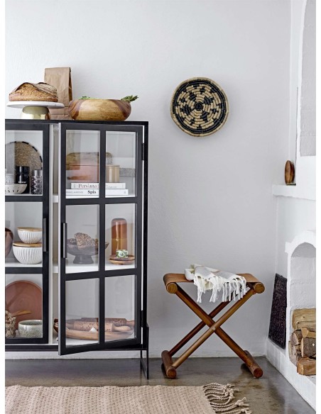 Vitrina OPAL, Roble Negro / Metal - Bloomingville. Vackart