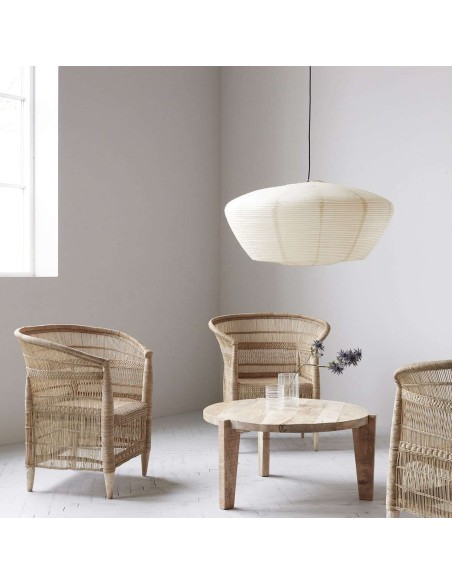 Silla con Brazos RIKA, Madera / Ratán Natural - House Doctor. Vackart