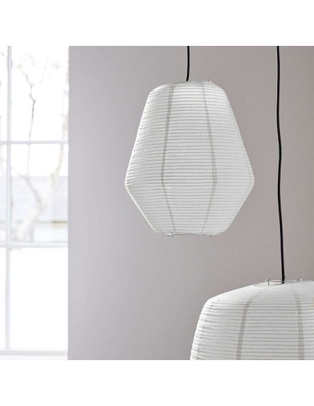 Pantalla Lámpara BIDAR Ø36 cm, Hierro / Papel Blanco - House Doctor. Vackart