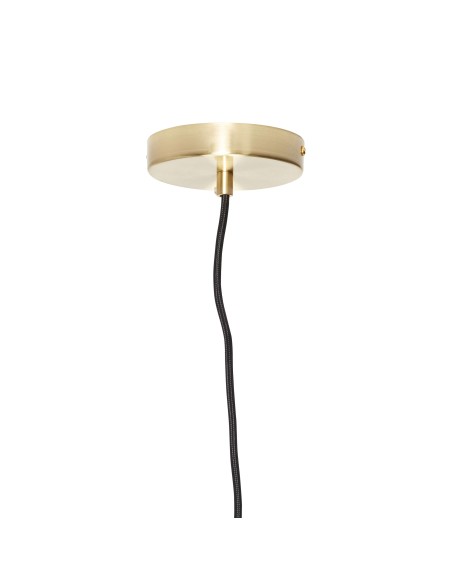 Lámpara de Techo GRÅFTAE Ø40 cm, Vidrio Gris / Latón - Hübsch. Vackart