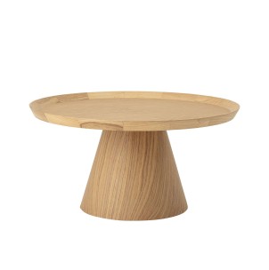 Mesa Auxiliar LUANA Ø74 cm, Roble Natural - Bloomingville. Las exclusivas mesas de diseño nórdico de Bloomingville en Vackart, tu tienda de diseño online.