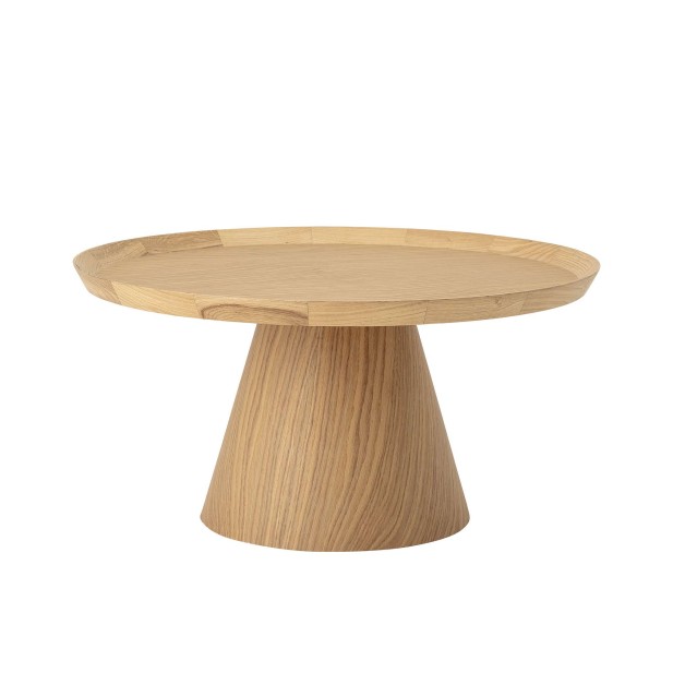 Mesa Auxiliar LUANA Ø74 cm, Roble Natural - Bloomingville. Vackart