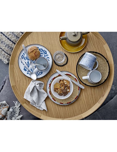 Mesa Auxiliar LUANA Ø74 cm, Roble Natural - Bloomingville. Vackart