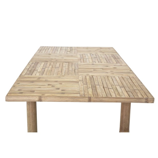 Mesa SOLE 200x100 cm de Comedor, Bambú Natural - Bloomingville. Vackart
