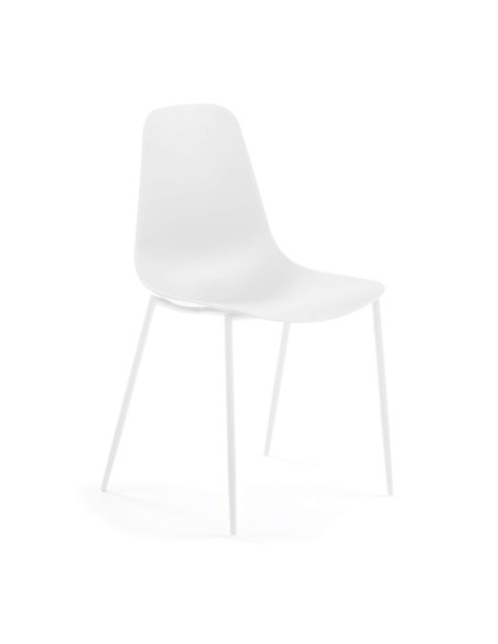Silla WHATTS, Blanco - Kave Home. Vackart