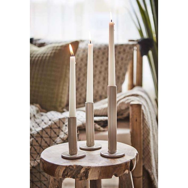 Taburete Bajo PALLE Ø38 cm, Teca Natural - Affari. Vackart