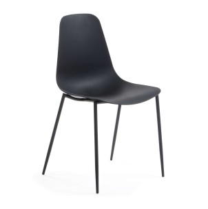 Silla WHATTS, Negro - Vackart. Las modernas y exclusivas sillas de diseño de Kave Home, en Vackart tu tienda de diseño online.