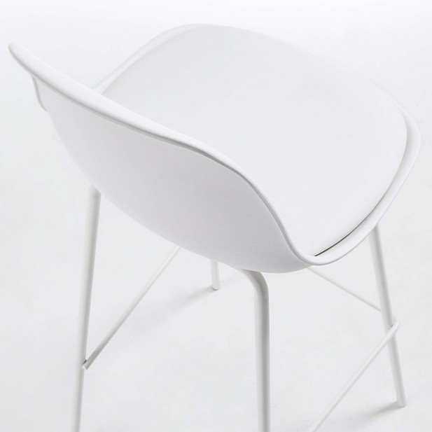 Taburete Alto BRIGHTER 75 cm, Blanco - Kave Home. Vackart Taburete Alto BRIGHTER 75 cm, Blanco - Kave Home. Vackart