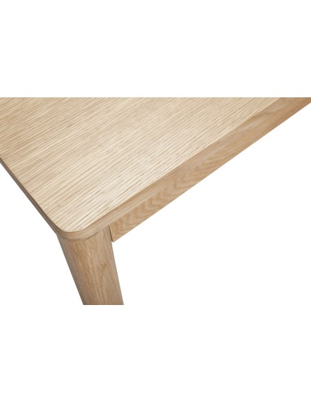 Mesa AGVED 140x80 cm, de Comedor, Roble Natural - Hübsch. Vackart
