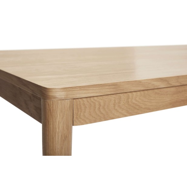 Mesa AGVED 140x80 cm, de Comedor, Roble Natural - Hübsch. Vackart Mesa AGVED 140x80 cm, de Comedor, Roble Natural - Hübsch. Vackart