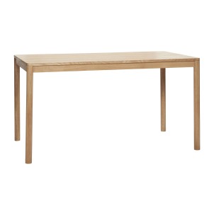 Mesa AGVED 140x80 cm, de Comedor, Roble Natural - Hübsch. Las exclusivas mesas de diseño escandinavo de Hübsch en Vackart, tu tienda de diseño online.