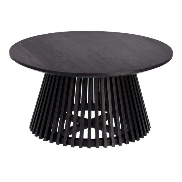 Mesa de centro Jeanette Ø 80 cm negro - Kave Home, Vackart