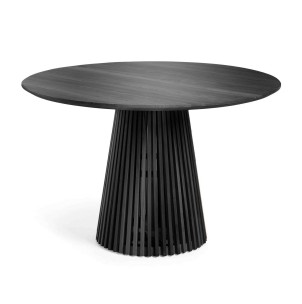 Mesa Jeanette Ø 120 cm negro - Kave Home, Vackart. CC1939M01. Producto de diseño y de calidad, sólo en Vackart