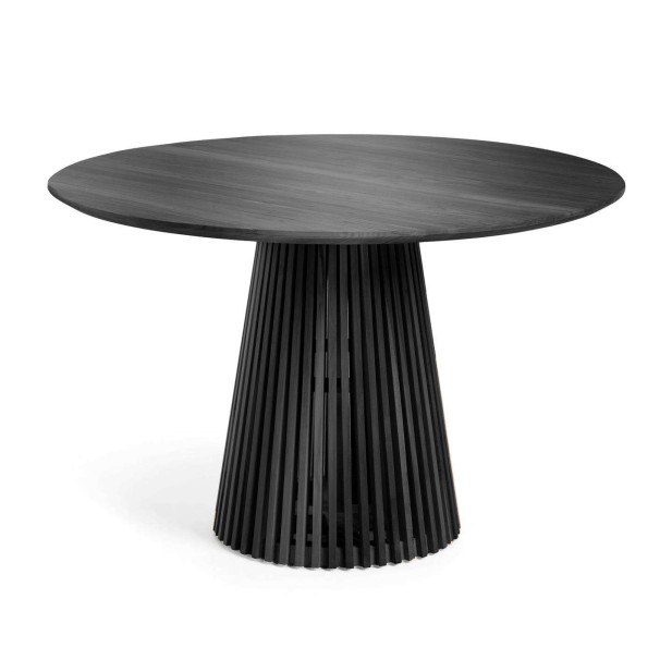 Mesa Jeanette Ø 120 cm negro - Kave Home, Vackart