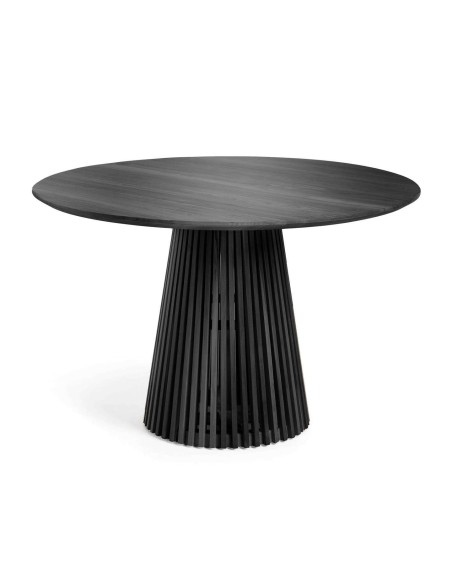 Mesa Jeanette Ø 120 cm negro - Kave Home, Vackart