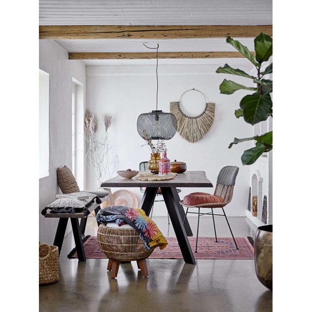 Lámpara de Techo RODI, Bambú Negro - Bloomingville. Vackart