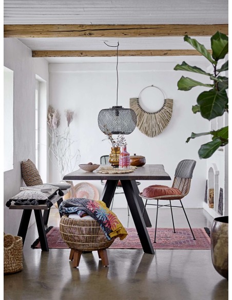 Lámpara de Techo RODI, Bambú Negro - Bloomingville. Vackart