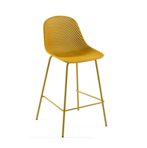 Taburete Quinby amarillo altura 65 cm - Kave Home_Vackart. CC1221S31H . Producto de diseño y de calidad, sólo en Vackart