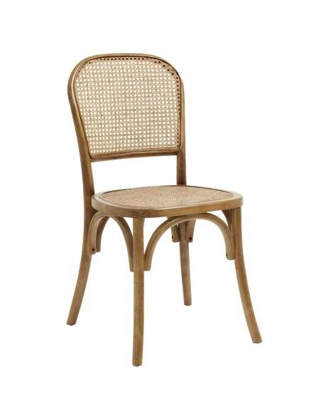 Silla WICKY, Madera Natural - Nordal. Vackart