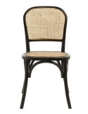 Silla WICKY, Madera Negra / Natural - Nordal