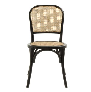 Silla WICKY, Madera Negra / Natural - Nordal. Las modernas y exclusivas sillas de diseño nórdico de Nordal en Vackart, tu tienda de diseño online.