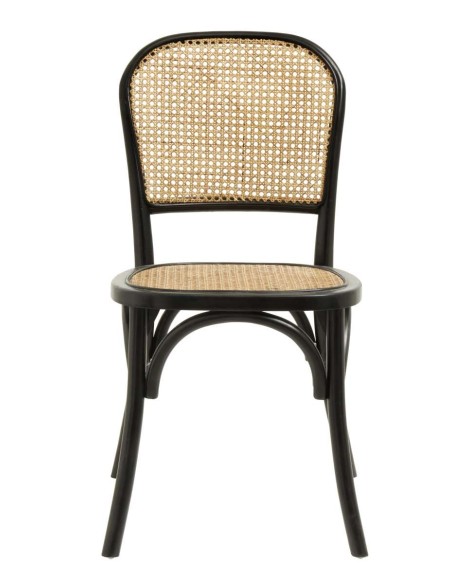 Silla WICKY, Madera Negra / Natural - Nordal. Vackart