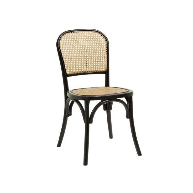 Silla WICKY, Madera Negra / Natural - Nordal. Vackart