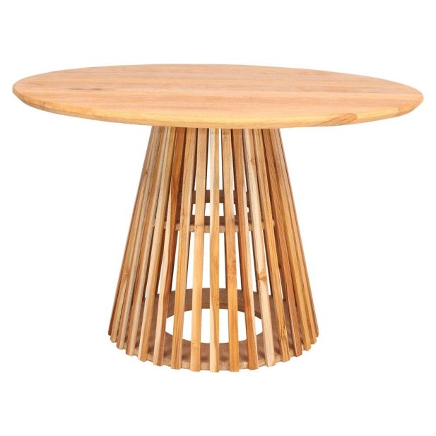 Mesa LEIRE CEREJEIRA Ø120 cm de Comedor, Madera Natural. Vackart