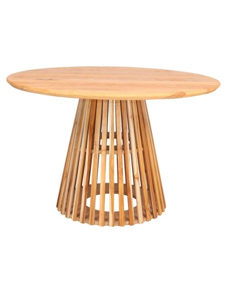 Mesa LEIRE CEREJEIRA Ø120 cm de Comedor, Madera Natural. Vackart