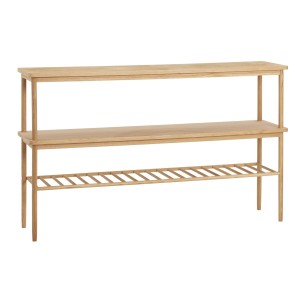 Estantería RHØNA, Madera Natural - Hübsch. Los exclusivos muebles de diseño escandinavo de Hübsch en Vackart, tu tienda de diseño online.