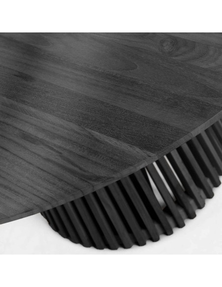 Mesa Jeanette Ø 120 cm negro - Kave Home, Vackart