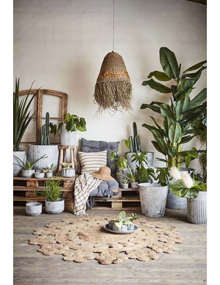 Alfombra JUNI VÅR / Ø150 cm, Yute Natural - Affari. Vackart