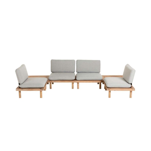 Set Viridis de 4 sillones y 2 mesas   - Kave Home Set Viridis de 4 sillones y 2 mesas   - Kave Home