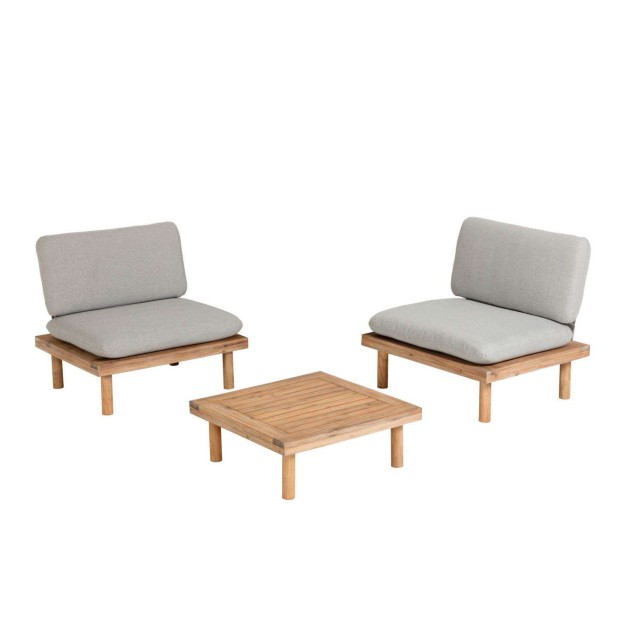 Set Viridis de 2 sillones y 1 mesa - Kave Home