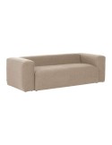 Sofá Blok 3 plazas beige 240 cm - Kave Home