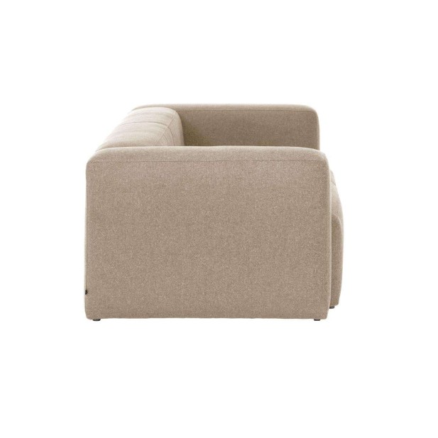 Sofá Blok 3 plazas beige 240 cm - Kave Home