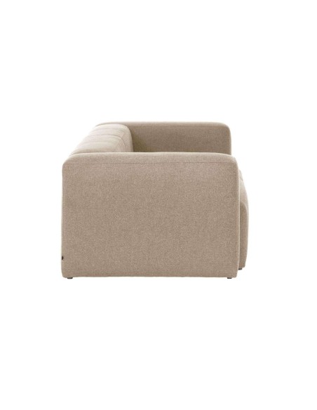 Sofá Blok 3 plazas beige 240 cm - Kave Home