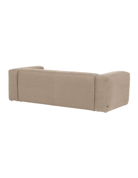 Sofá Blok 3 plazas beige 240 cm - Kave Home