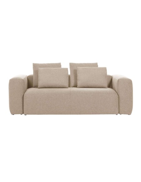 Sofá Blok 3 plazas beige 240 cm - Kave Home