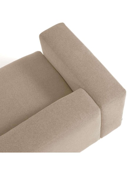 Sofá Blok 3 plazas beige 240 cm - Kave Home