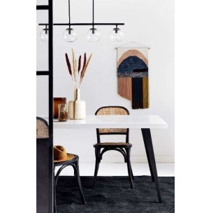 Silla WICKY, Madera Negra / Natural - Nordal. Vackart 2