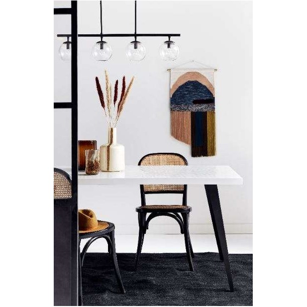 Silla WICKY, Madera Negra / Natural - Nordal. Vackart