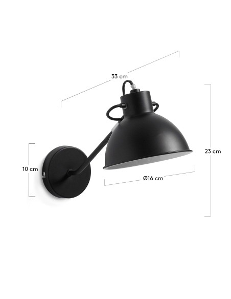 Lámpara Lynby Metálico Negro