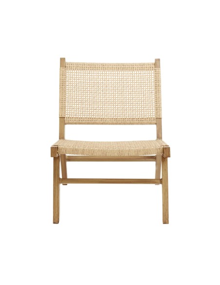 Sillón VASAI, Ratán / Aluminio Natural - Nordal. Vackart