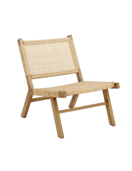 Sillón VASAI, Ratán / Aluminio Natural - Nordal. Vackart