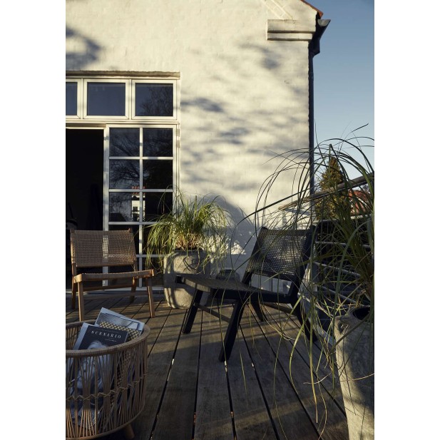 Sillón VASAI, Ratán / Aluminio Natural - Nordal. Vackart